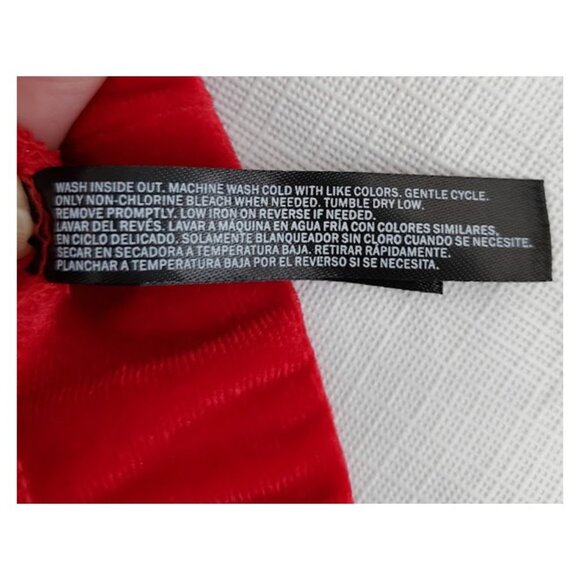 NWT Velvety Red Pajama Bottoms Rhinestone SM Logo Steve Madden Sz M Pyjamacore - Picture 10 of 10